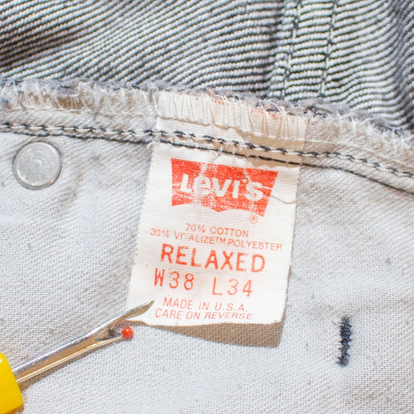 Silver Tab "Relaxed Fit" 40865 Black Denim【38×28】