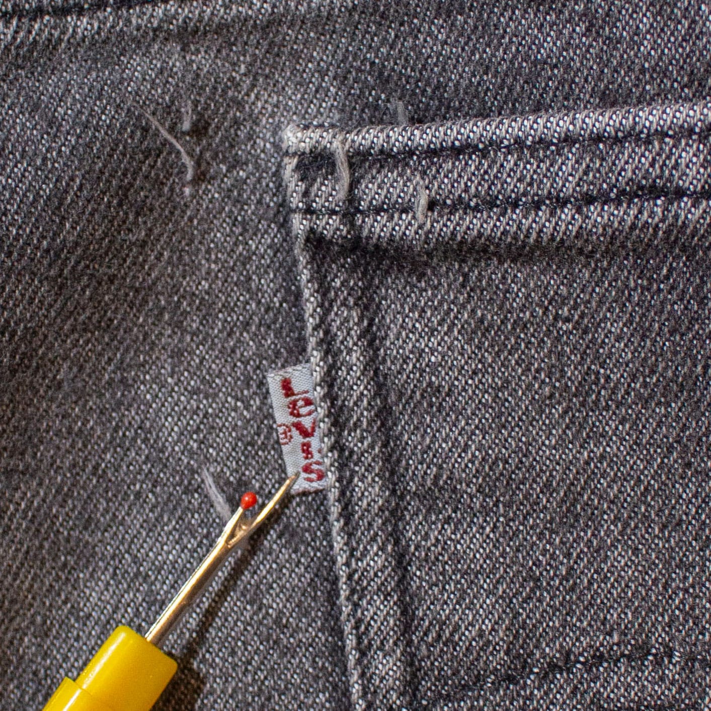 Silver Tab "Relaxed Fit" 40865 Black Denim【38×28】