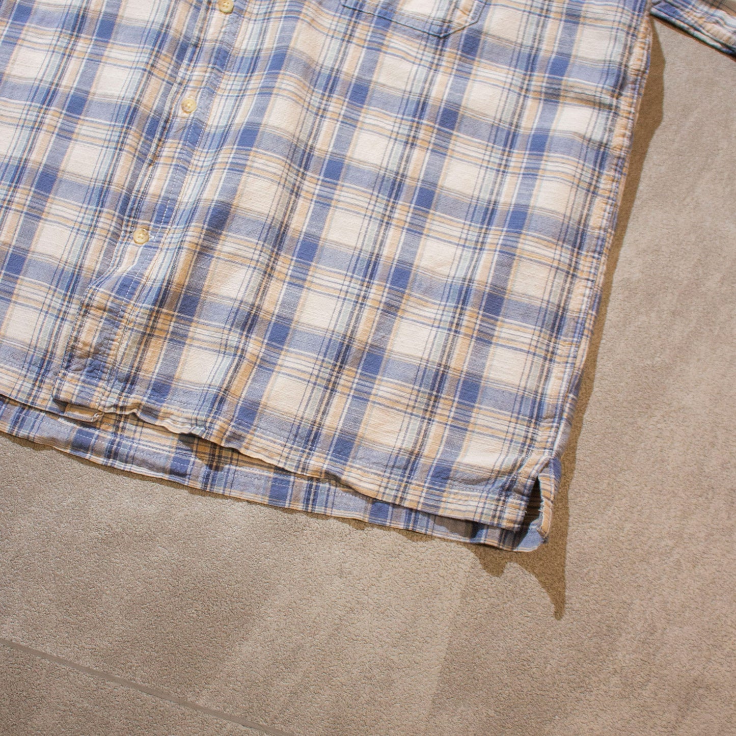 "TREKKER CROSSHATCH" S/S Check Shirt【XL】