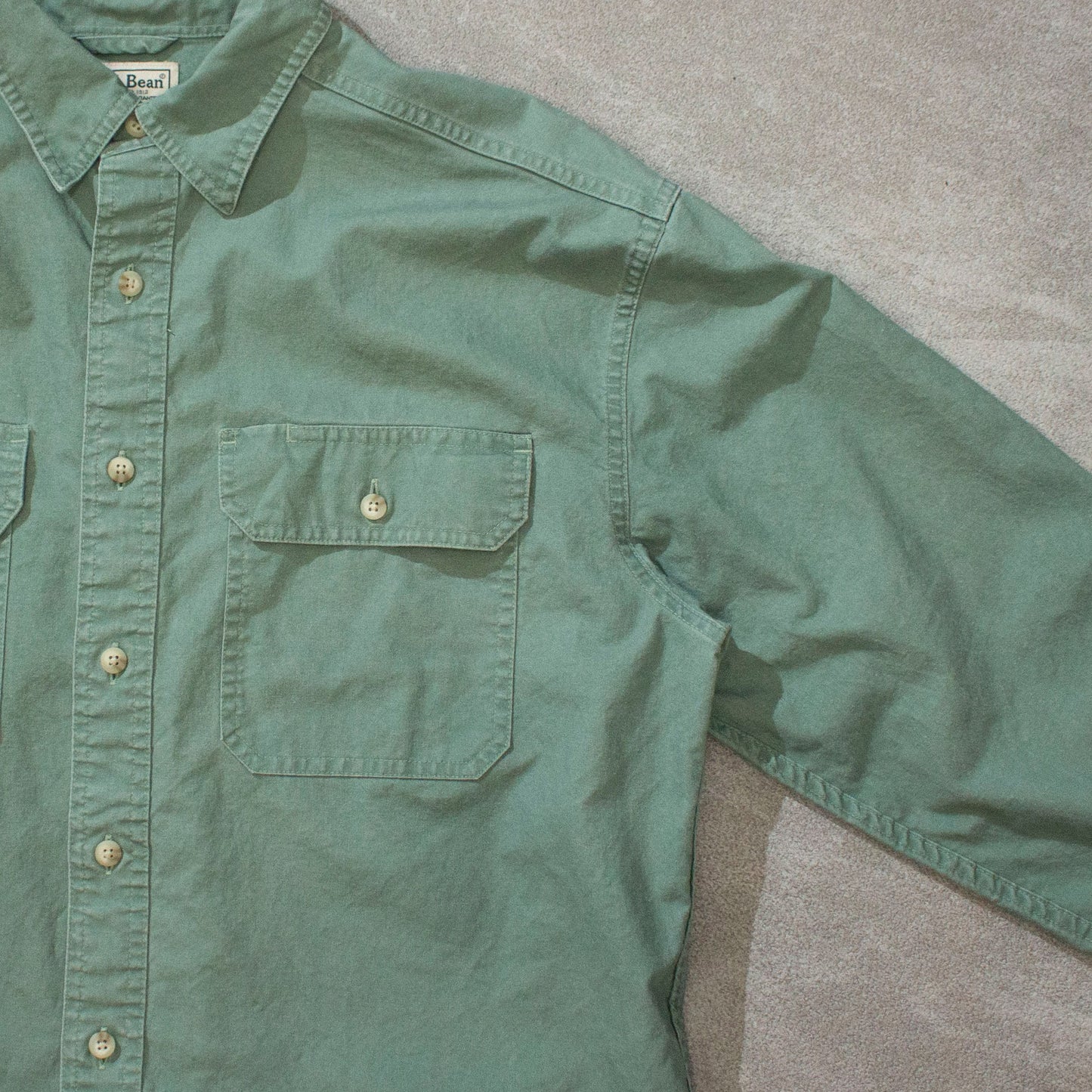 Cotton Regular Collar L/S Shirt