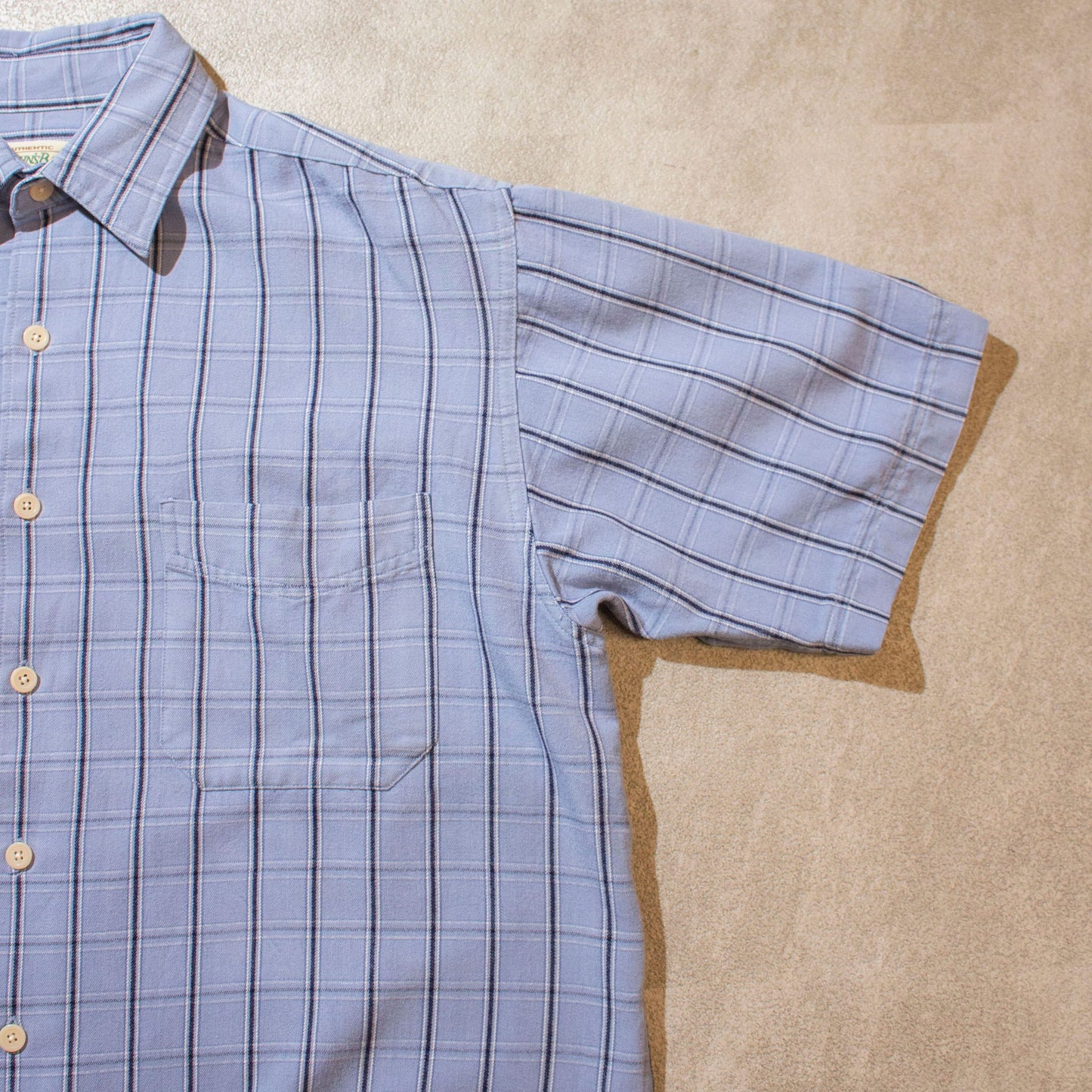 S/S Check Flannel Shirt【M】