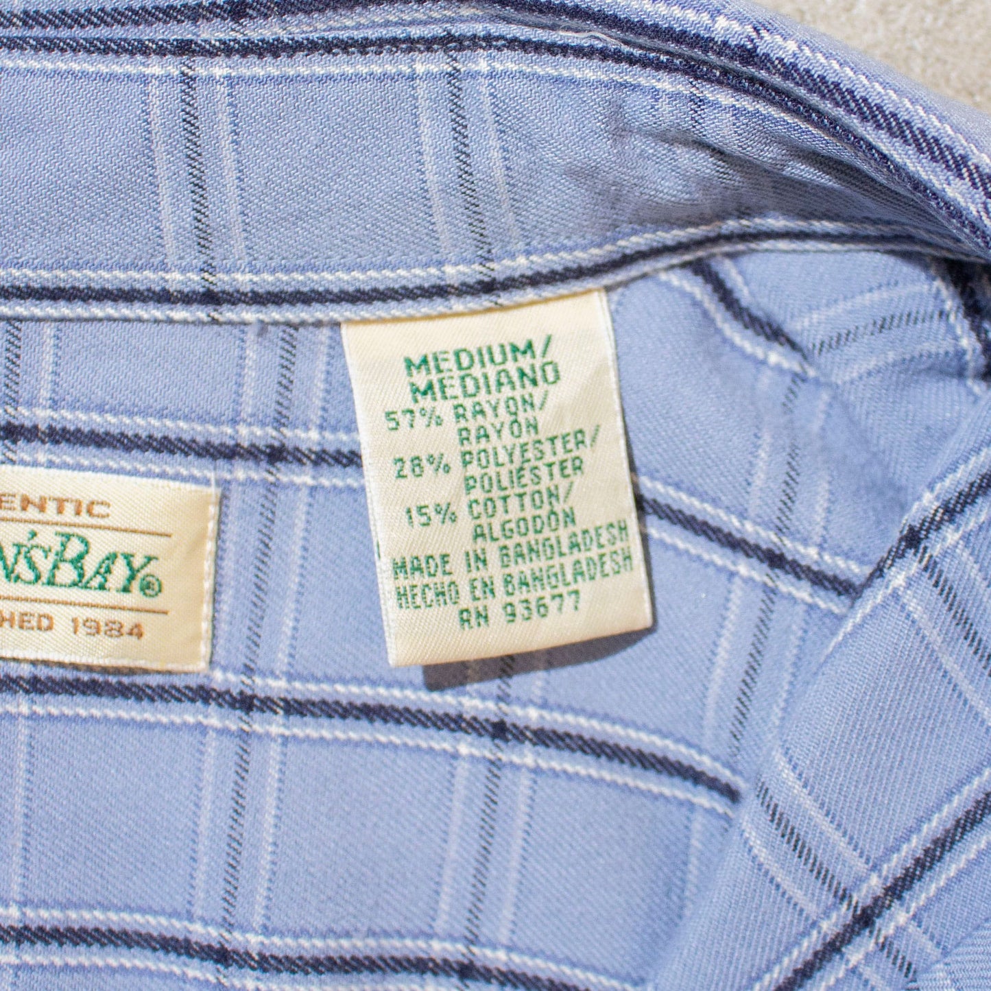 S/S Check Flannel Shirt【M】