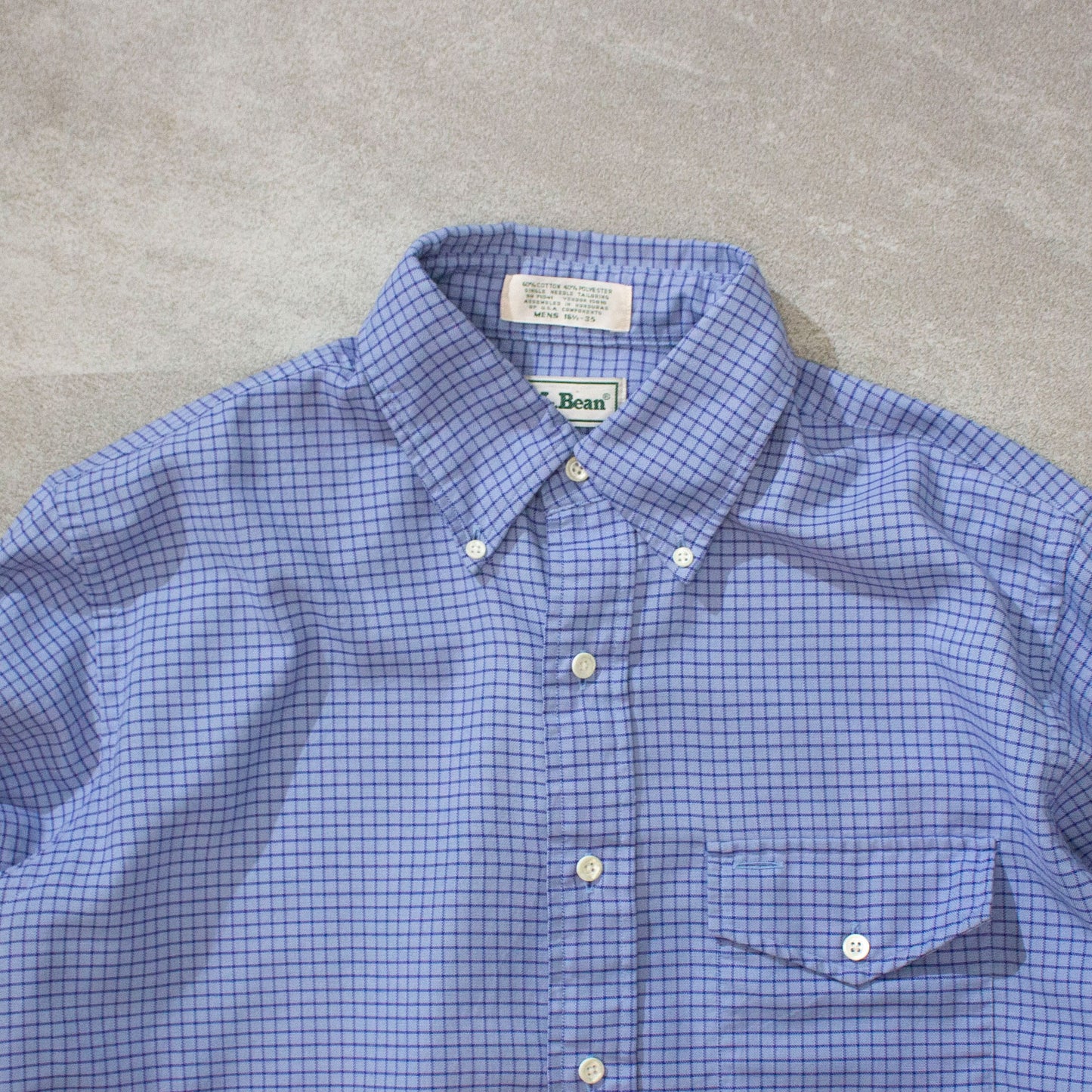 Cotton Check L/S B.D Shirt