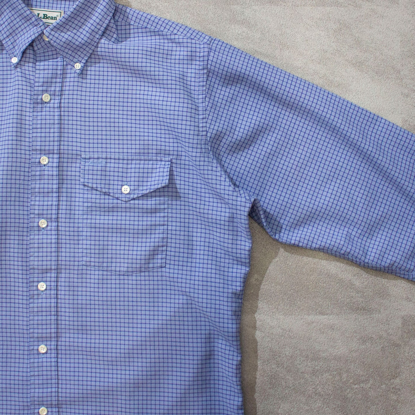 Cotton Check L/S B.D Shirt