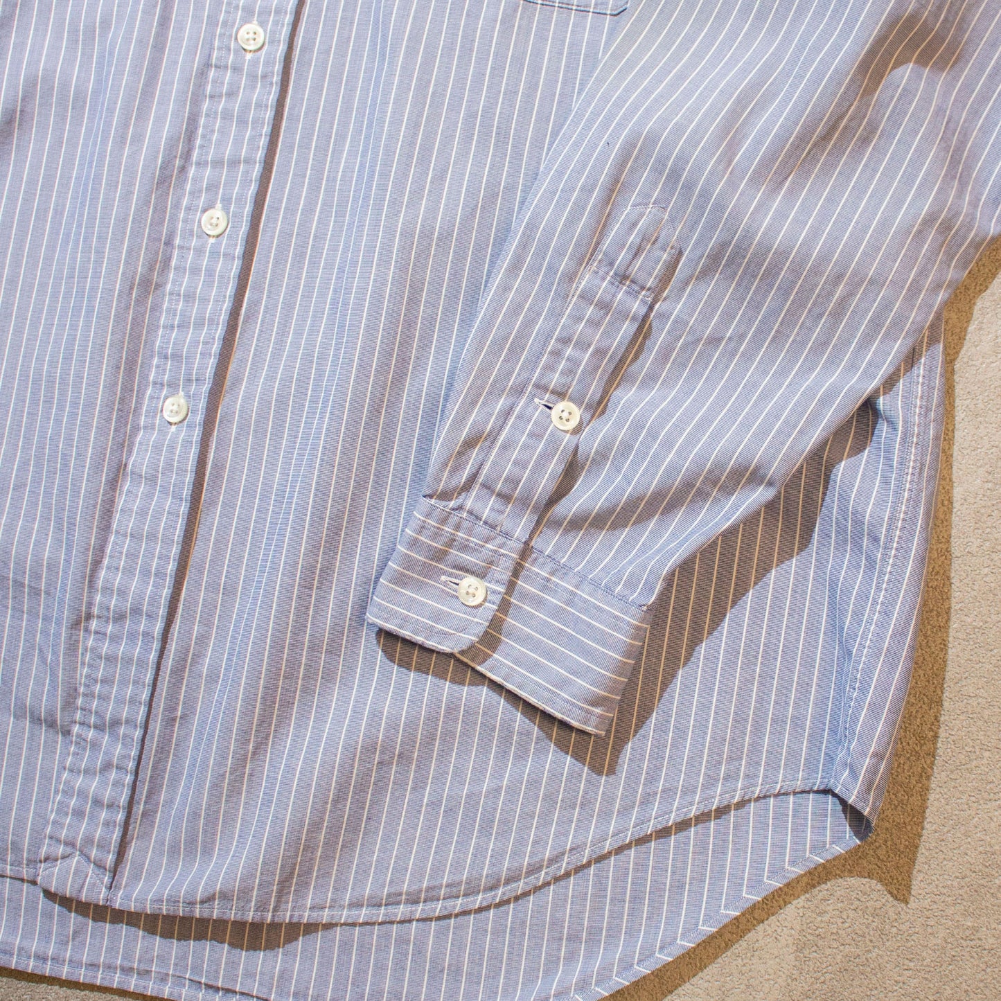 "G.I Shirt" Cotton Stripe Shirt【XL】