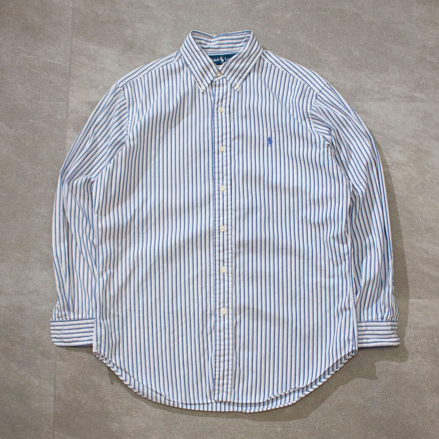 Cotton Stripe L/S B.D Shirt "CLASSIC FIT"