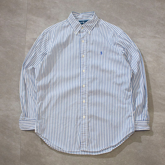 Cotton Stripe L/S BD Shirt "CLASSIC FIT"