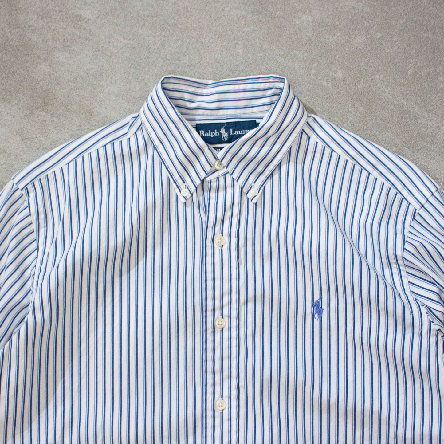 Cotton Stripe L/S B.D Shirt "CLASSIC FIT"