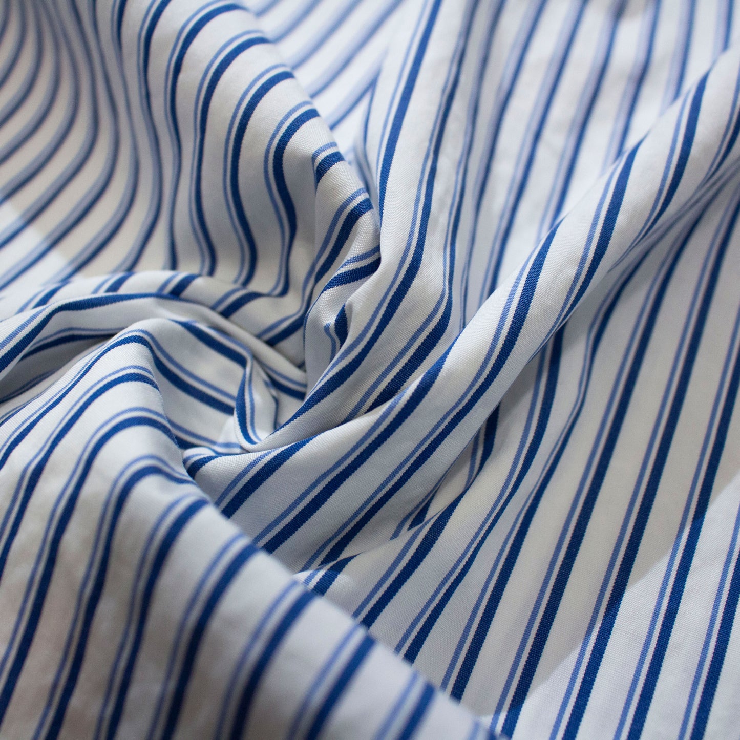 Cotton Stripe L/S B.D Shirt "CLASSIC FIT"