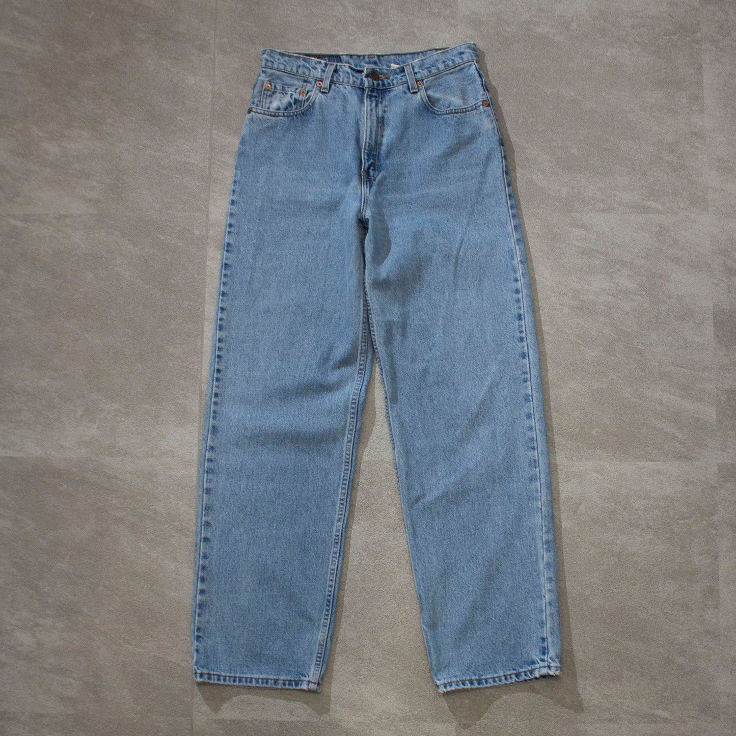 Loose Fit Straight Denim Pants