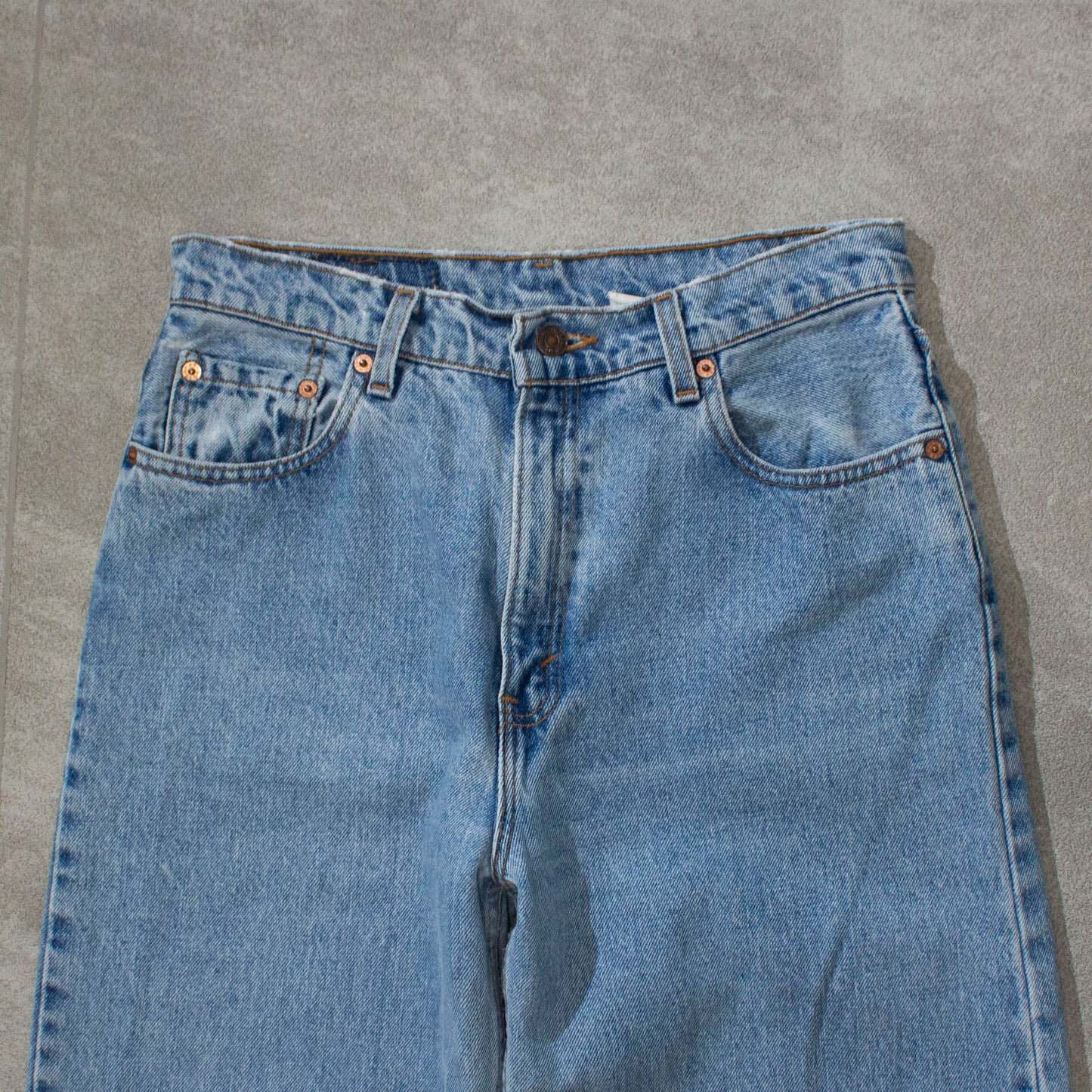 Loose Fit Straight Denim Pants