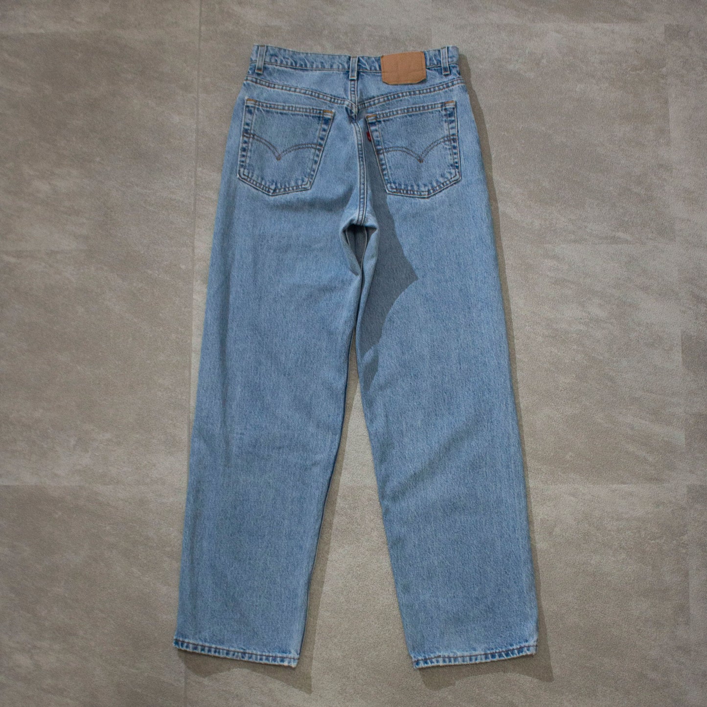 Loose Fit Straight Denim Pants