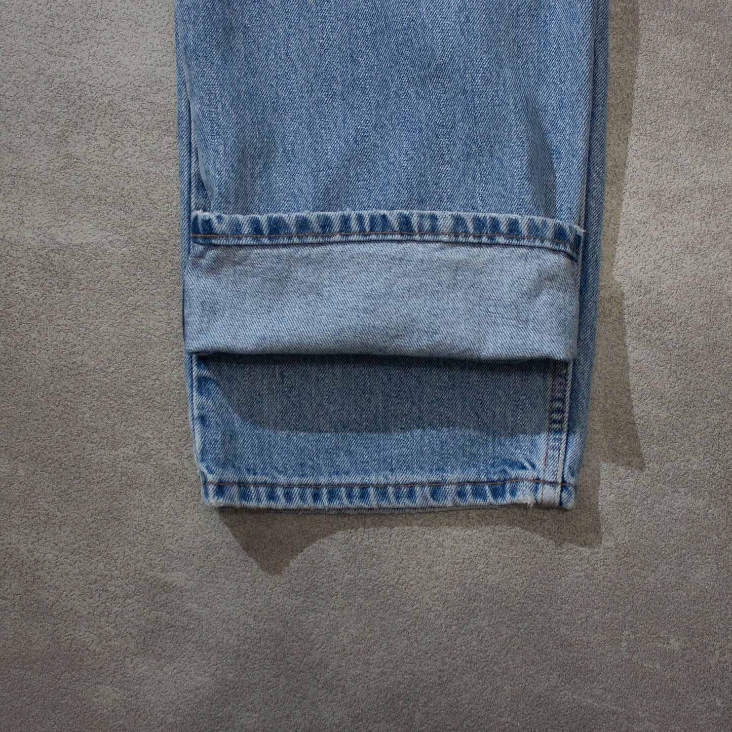 Loose Fit Straight Denim Pants