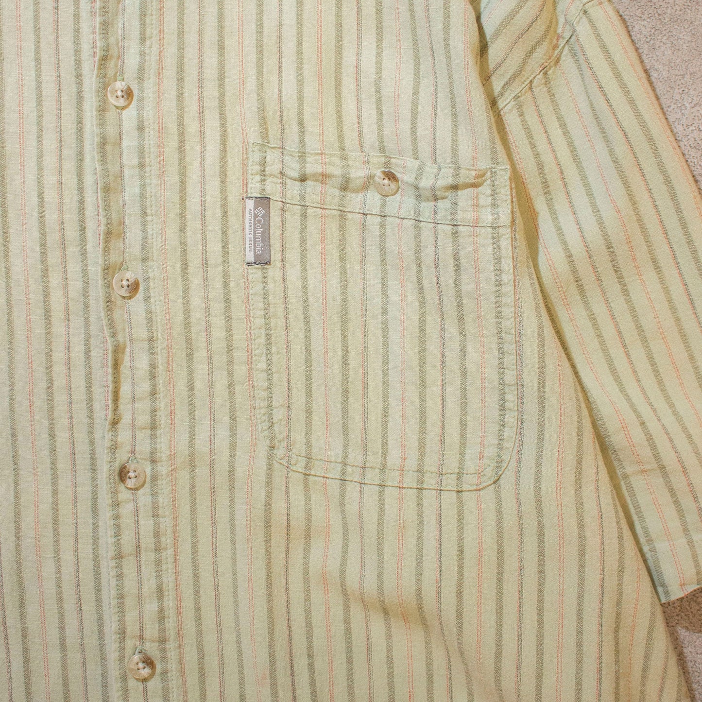 S/S Cotton Linen Shirt【L】