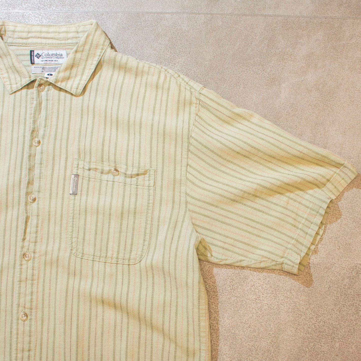 S/S Cotton Linen Shirt【L】