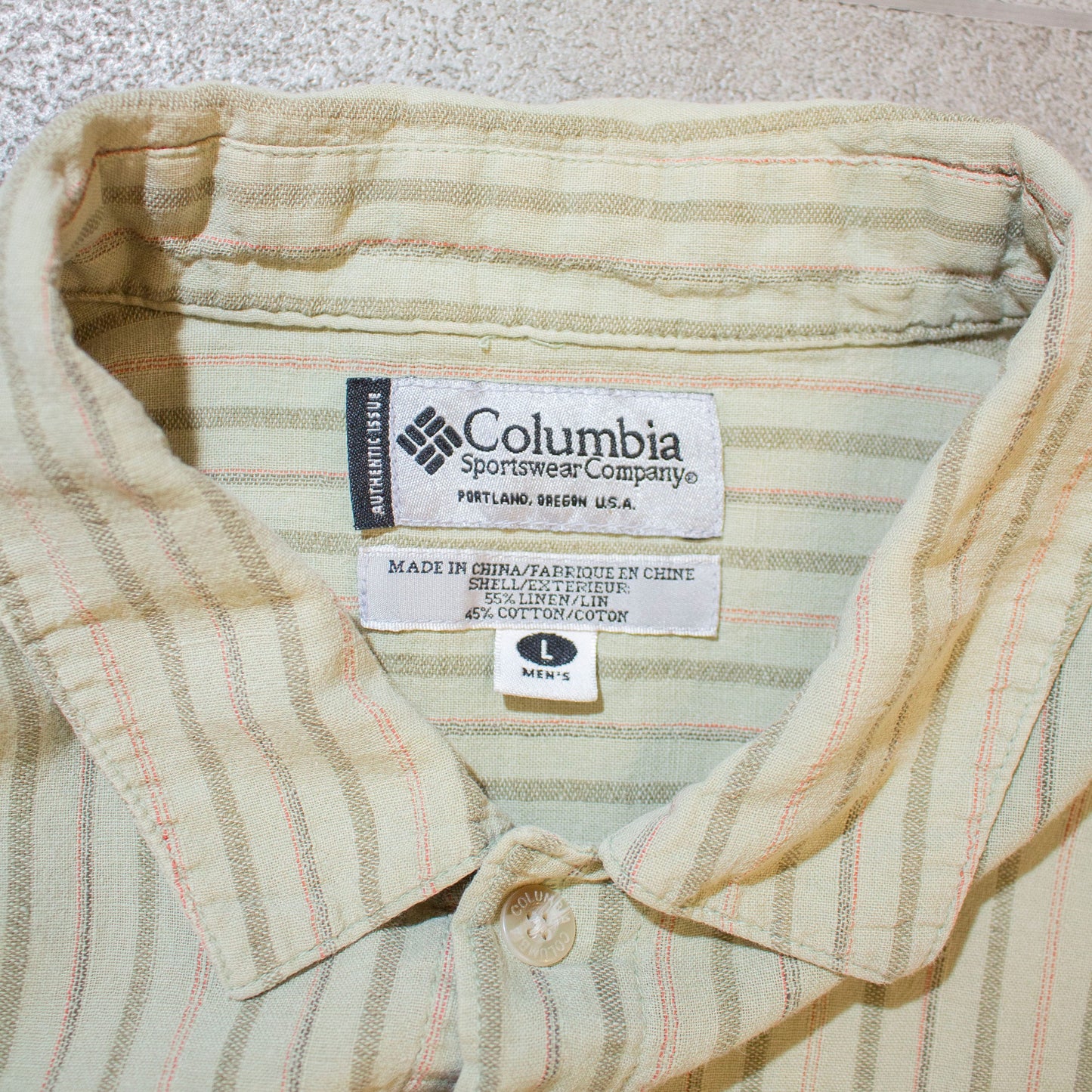 S/S Cotton Linen Shirt【L】