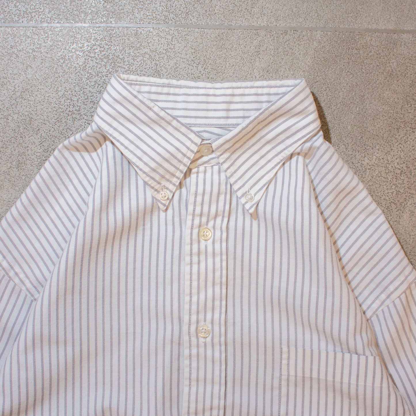 Stripe B.D Shirt / WHITE【About L】