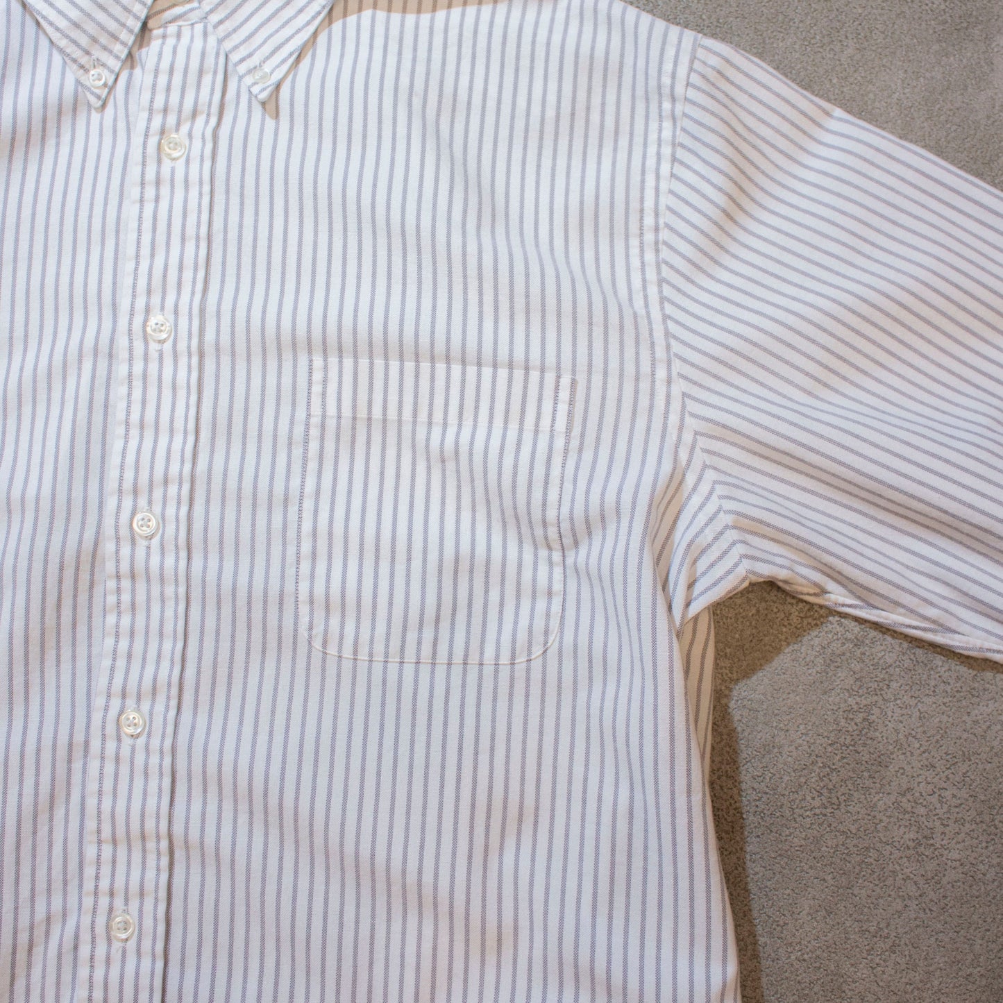 Stripe B.D Shirt / WHITE【About L】