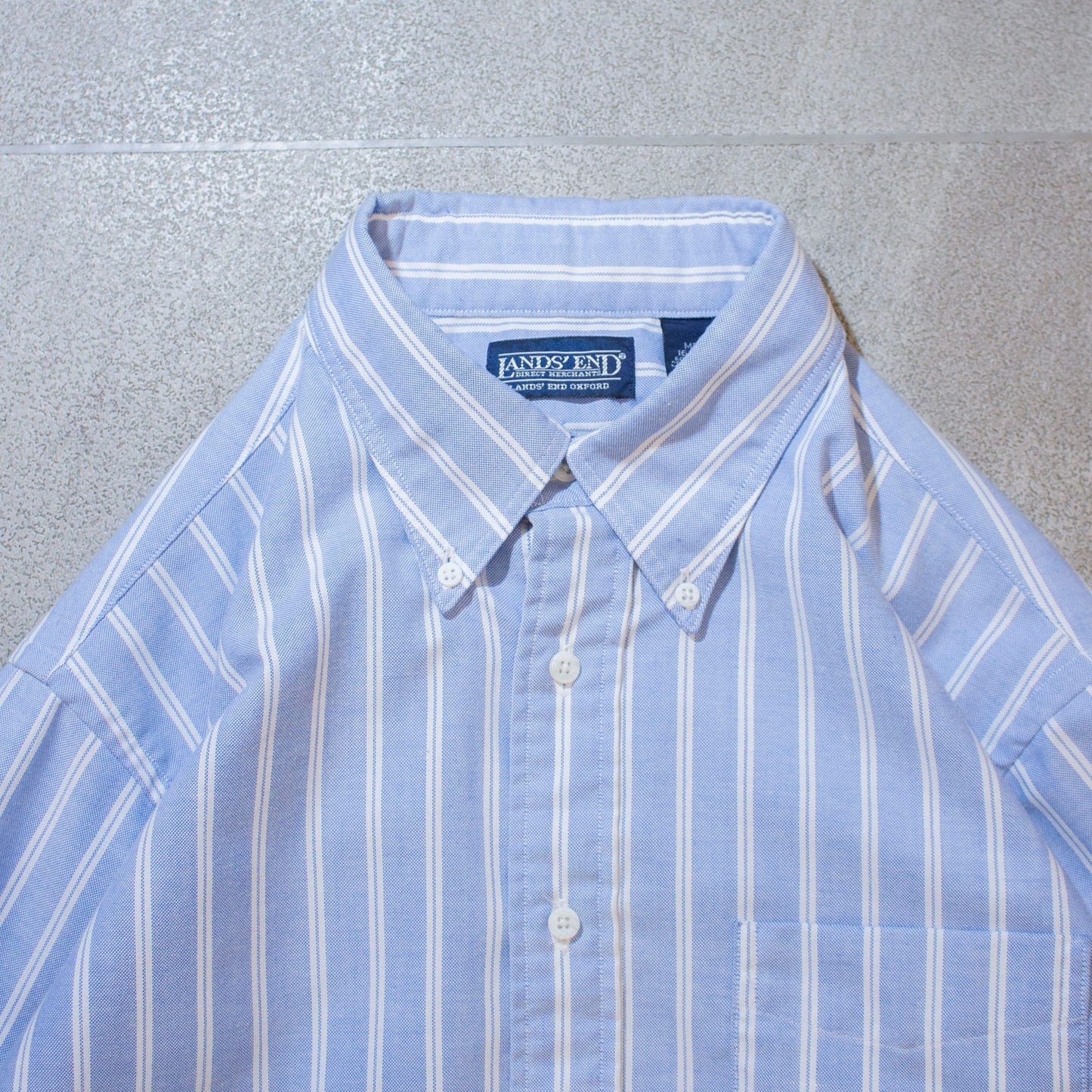 Stripe B.D Shirt Made in U.S.A. / SAX【About L】