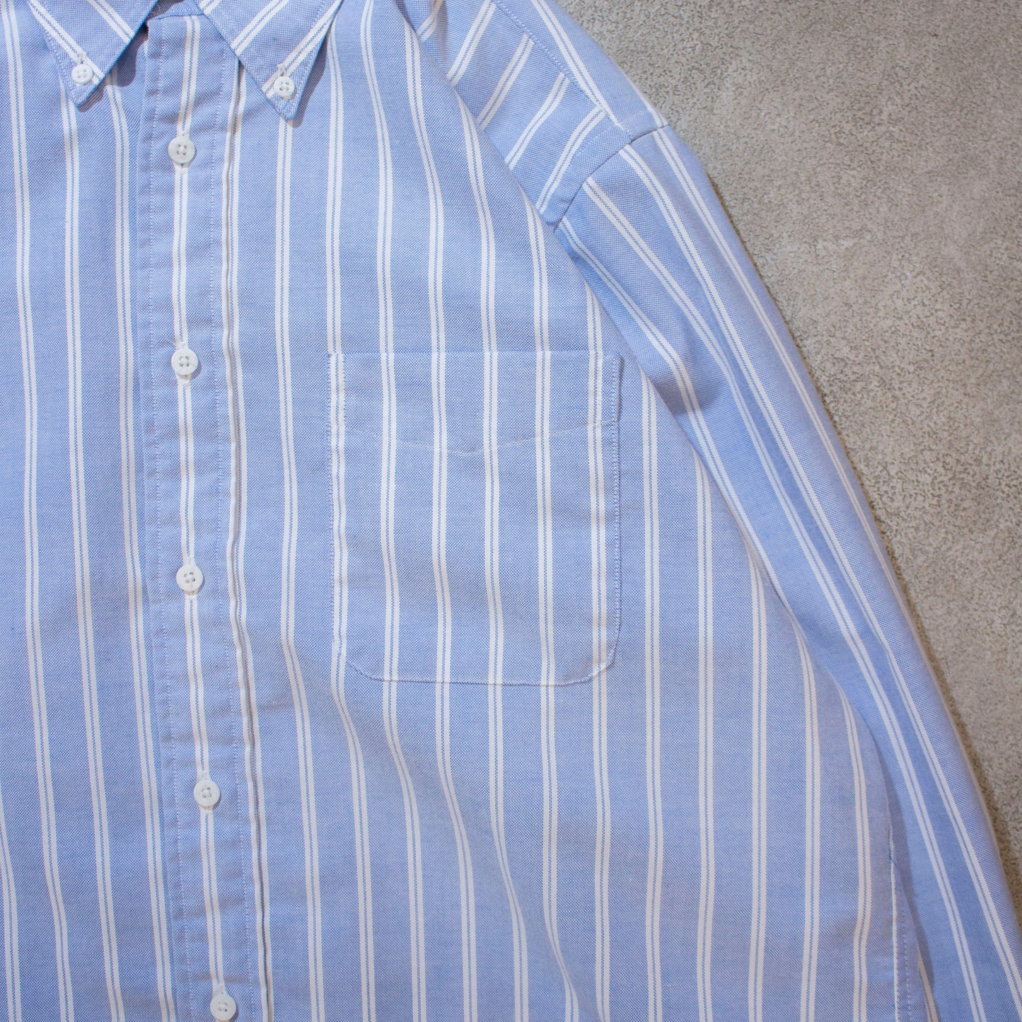 Stripe B.D Shirt Made in U.S.A. / SAX【About L】