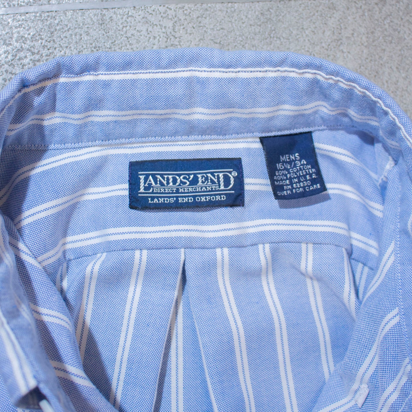 Stripe B.D Shirt Made in U.S.A. / SAX【About L】