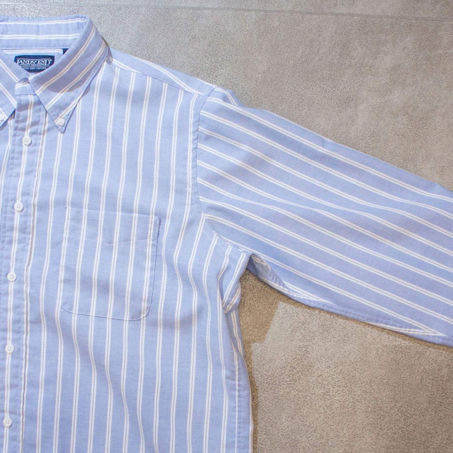 Stripe B.D Shirt Made in U.S.A. / SAX【About L】