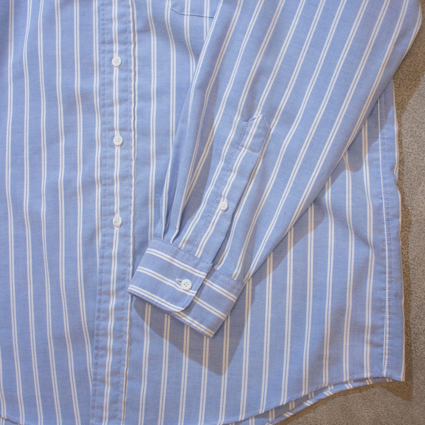 Stripe B.D Shirt Made in U.S.A. / SAX【About L】