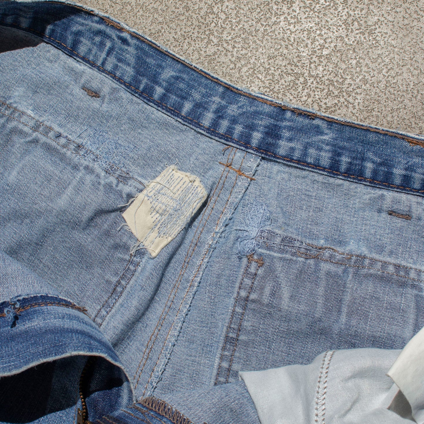 Cargo Denim Shorts【About W34】