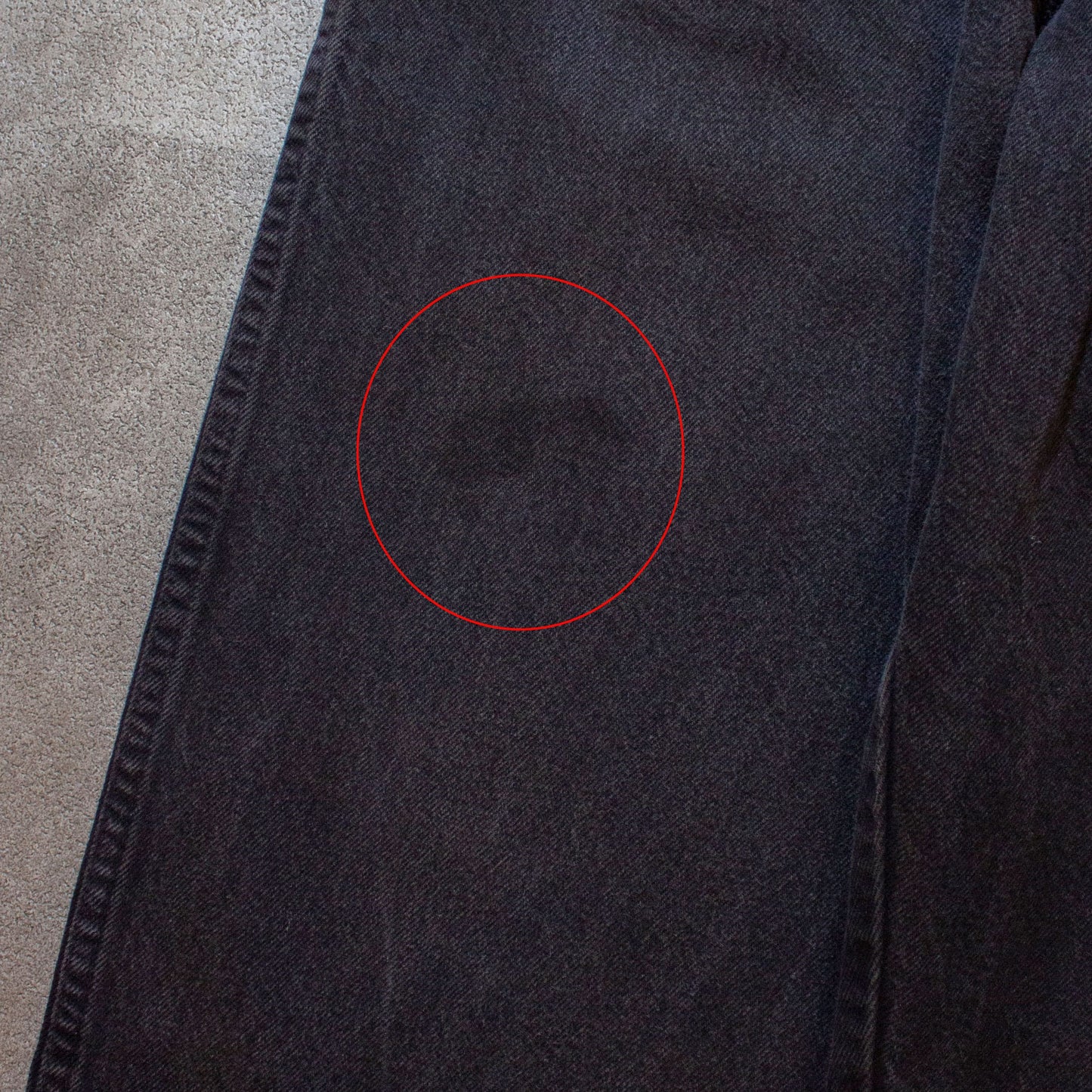 5pocket Black Denim Pants【36×28】