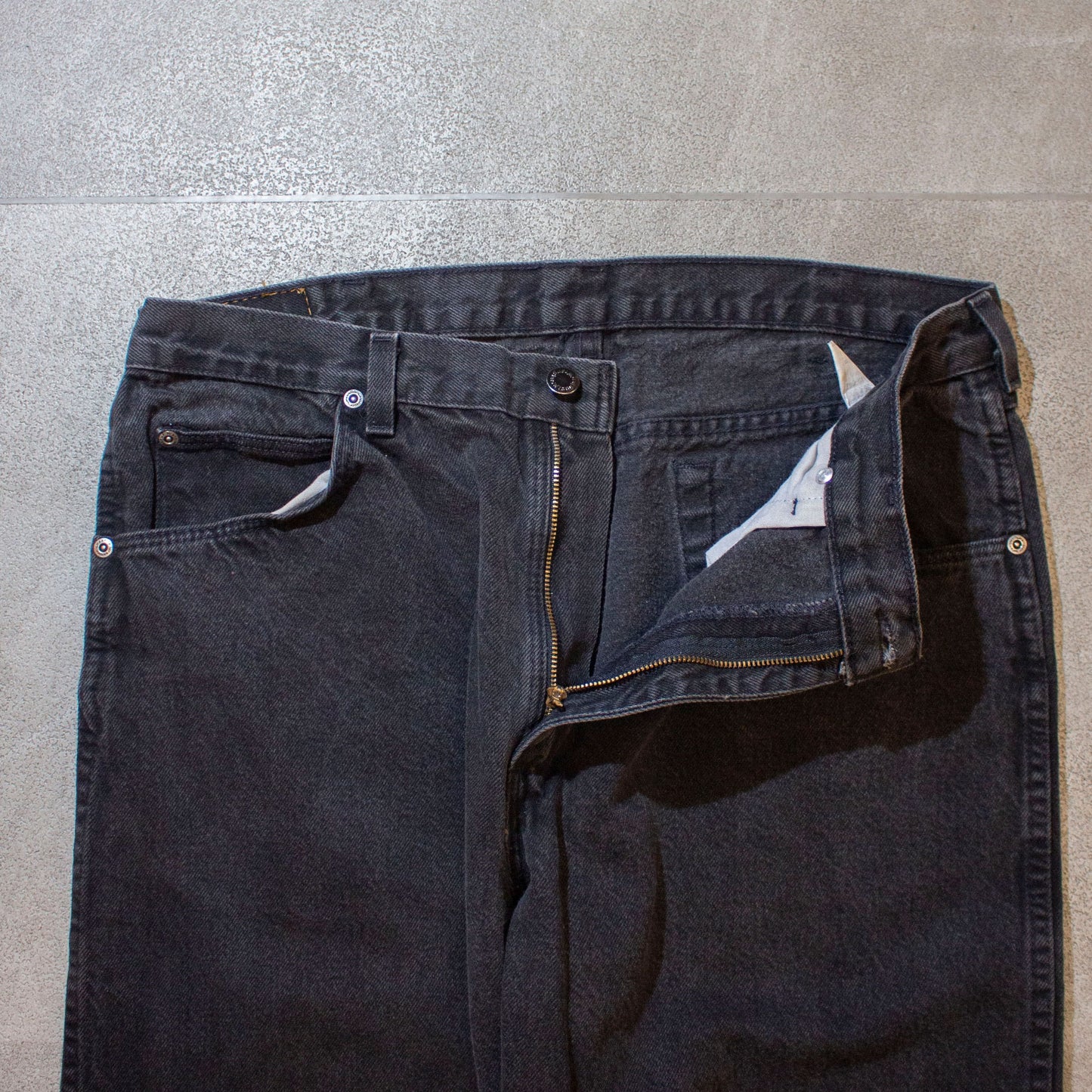 5pocket Black Denim Pants【36×28】