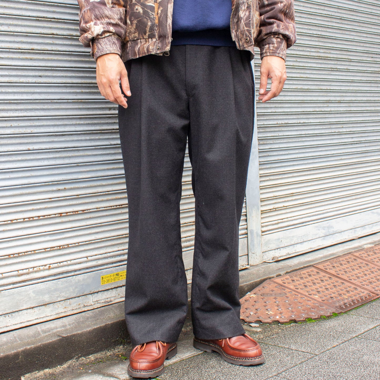 2tuck Wool Slacks Made in U.S.A.