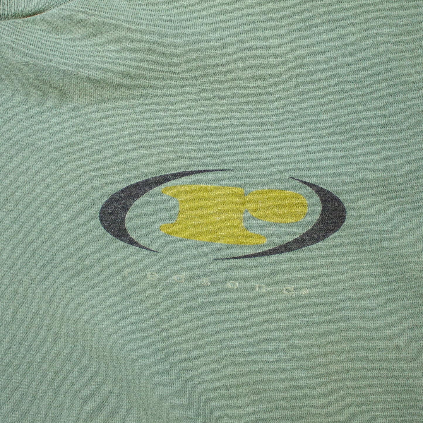 Faded T-shirt Green Made in U.S.A.【L】
