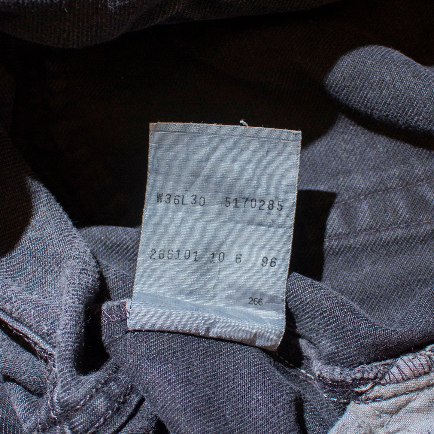 EURO 517 Black Denim【W34×L30】