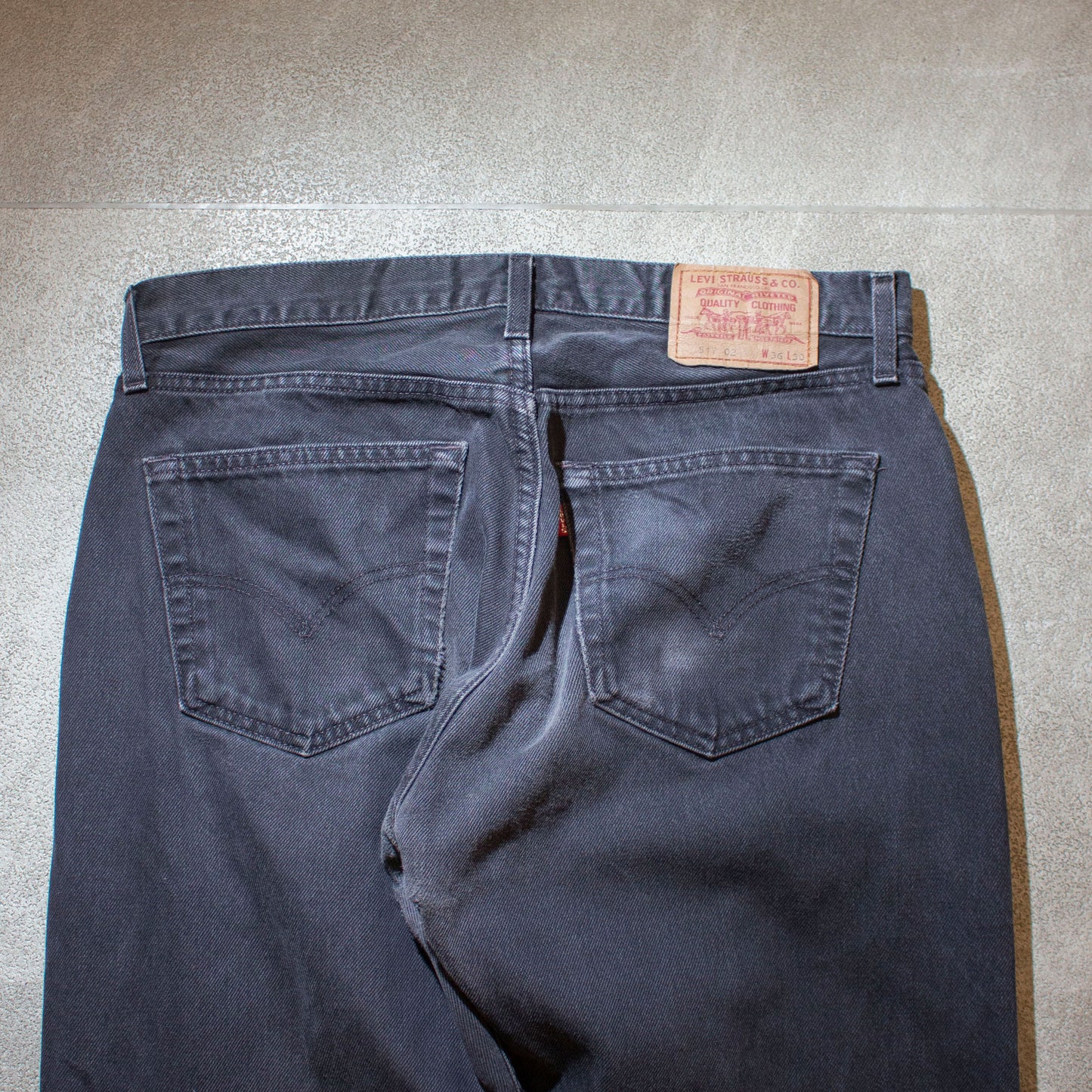 EURO 517 Black Denim【W34×L30】