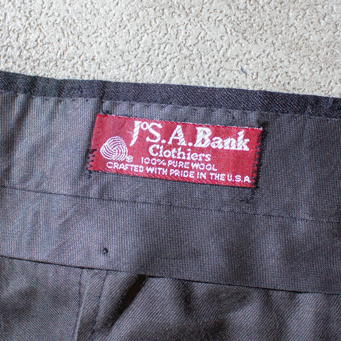 2tuck Wool Slacks Made in U.S.A.