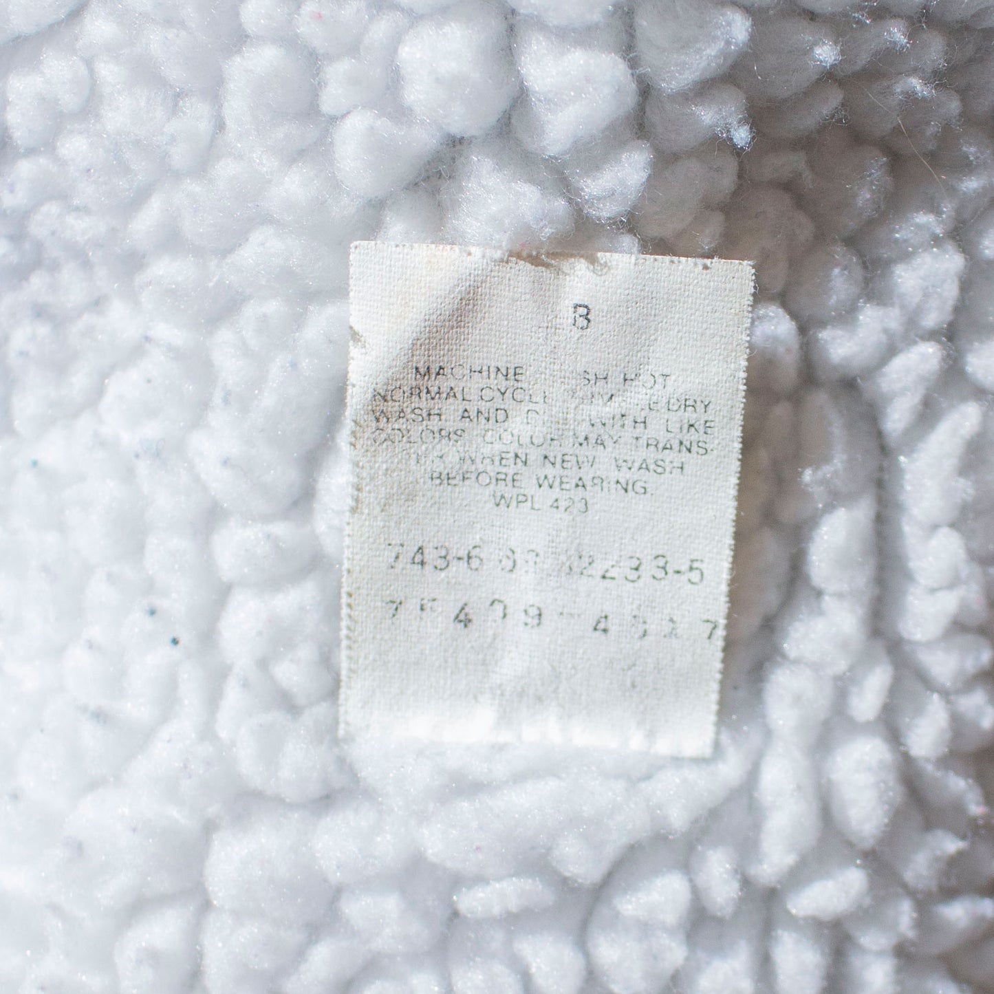 "Silver Medal" Denim Boa Jacket Made in U.S.A.