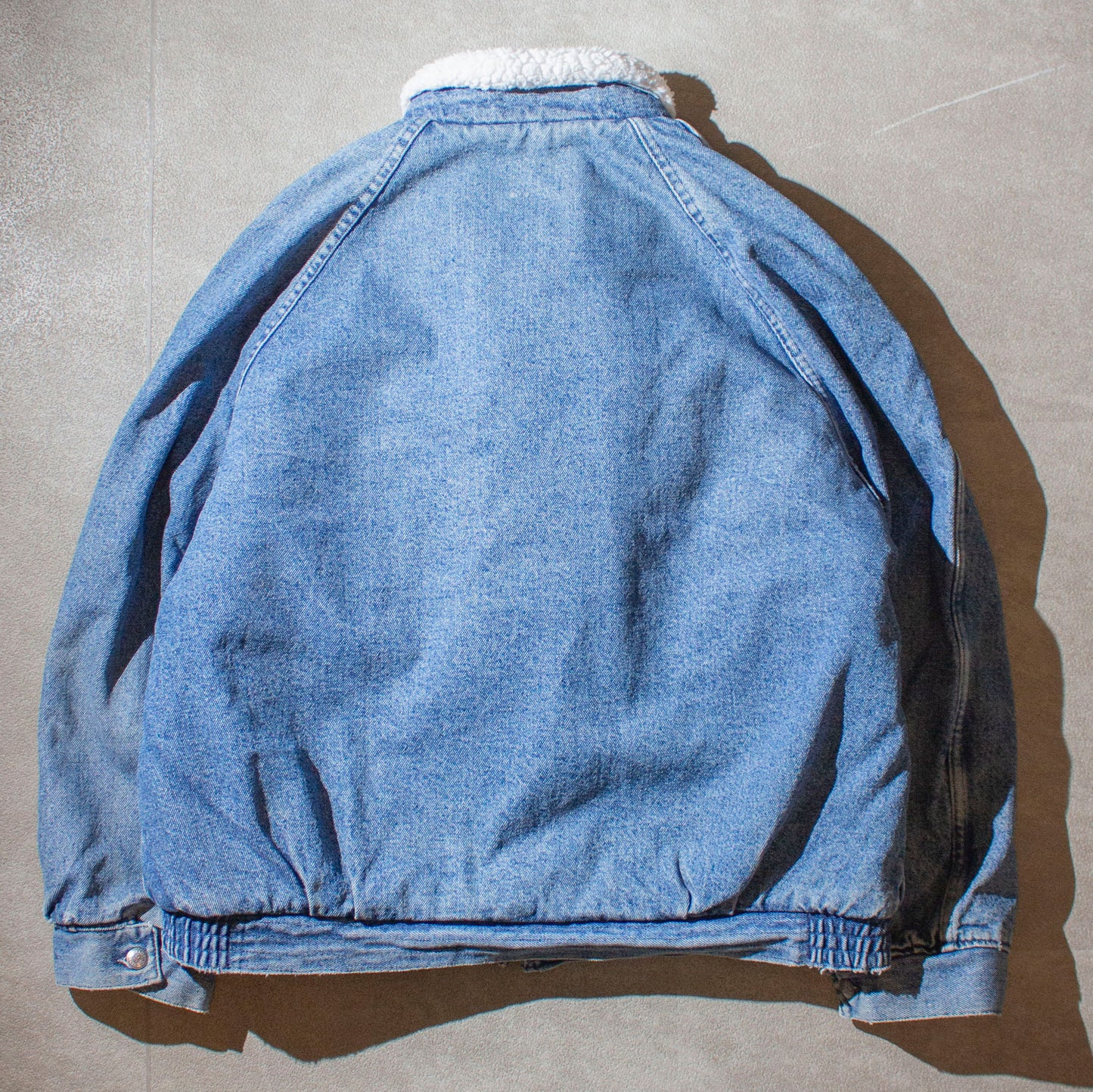 "Silver Medal" Denim Boa Jacket Made in U.S.A.