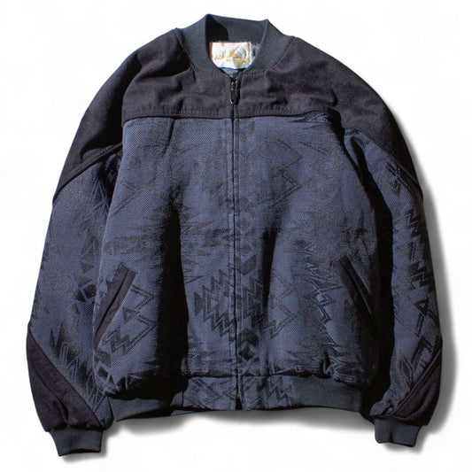 Native Pattern Jacquard Blouson