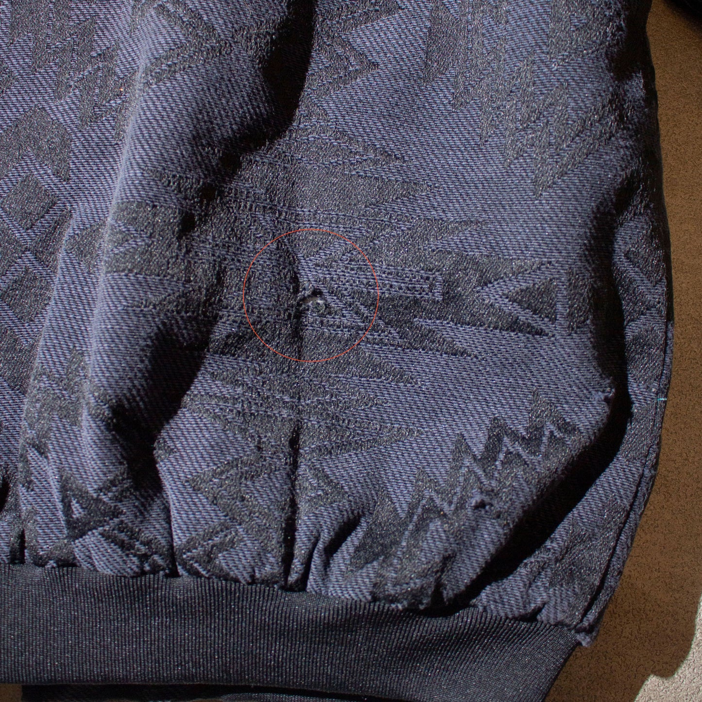 Native Pattern Jacquard Blouson
