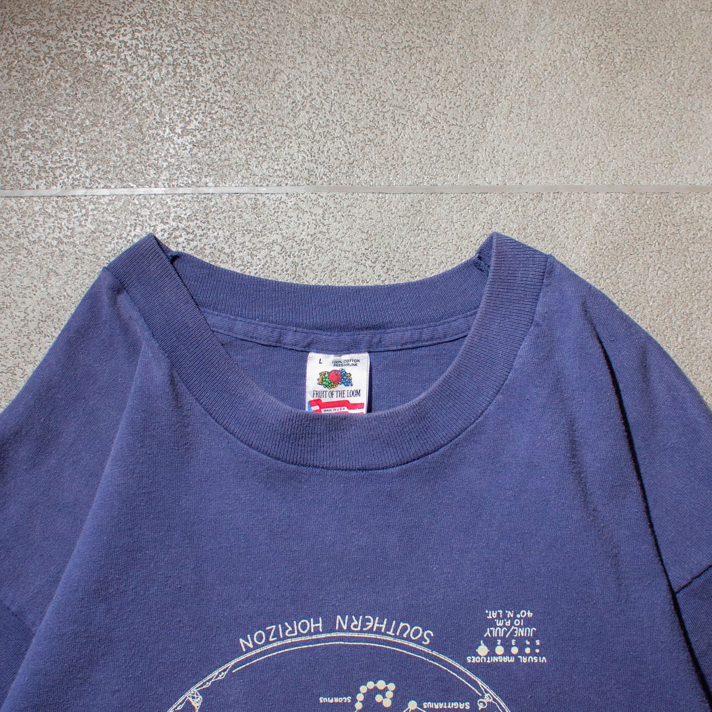 Starchart T-shirt Made in U.S.A.【L】