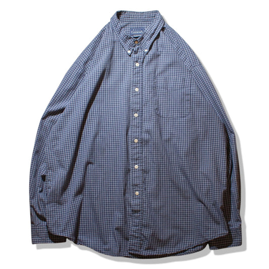 Cotton×Poly Check Shirt【XL】