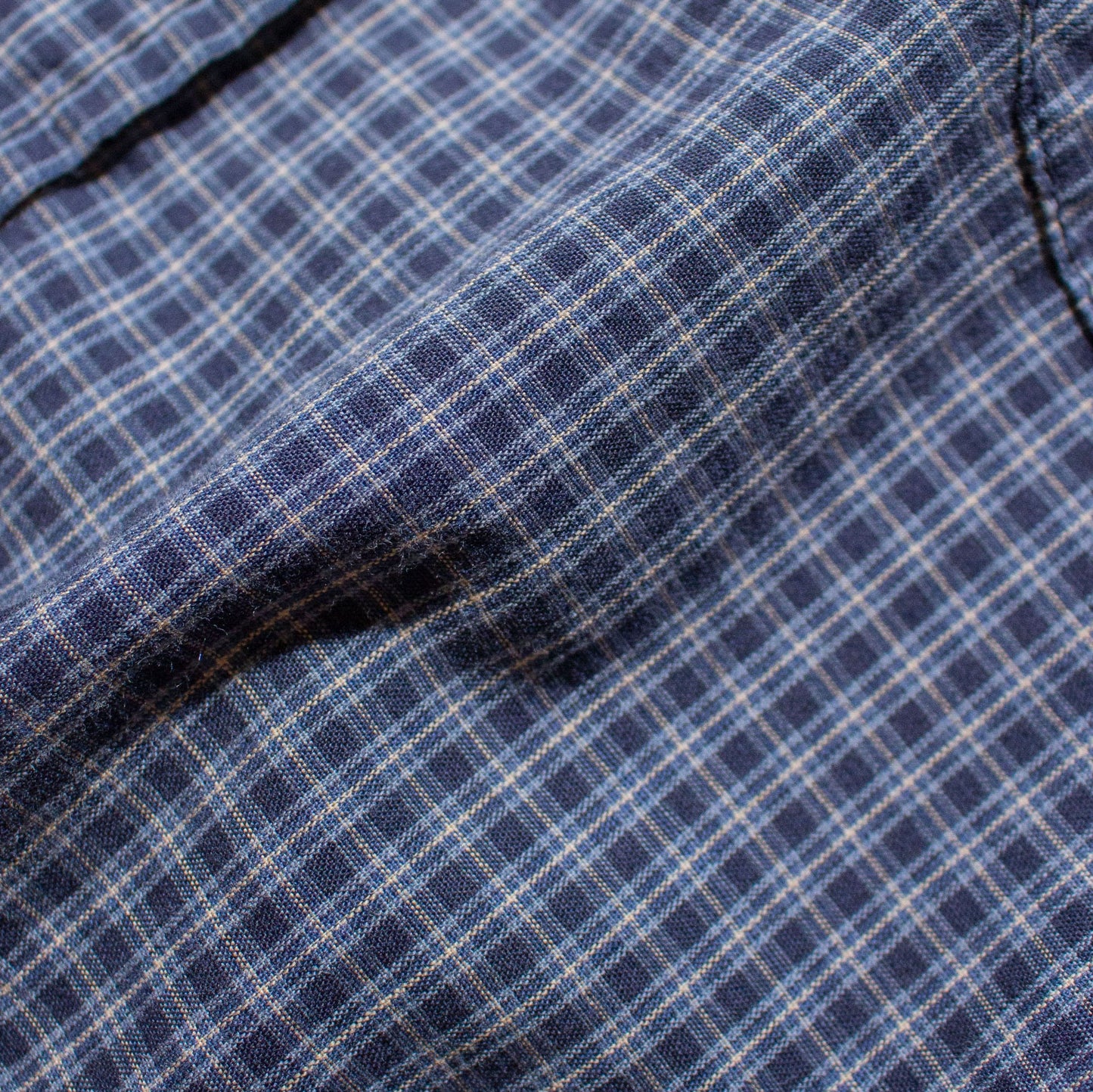 Cotton×Poly Check Shirt【XL】
