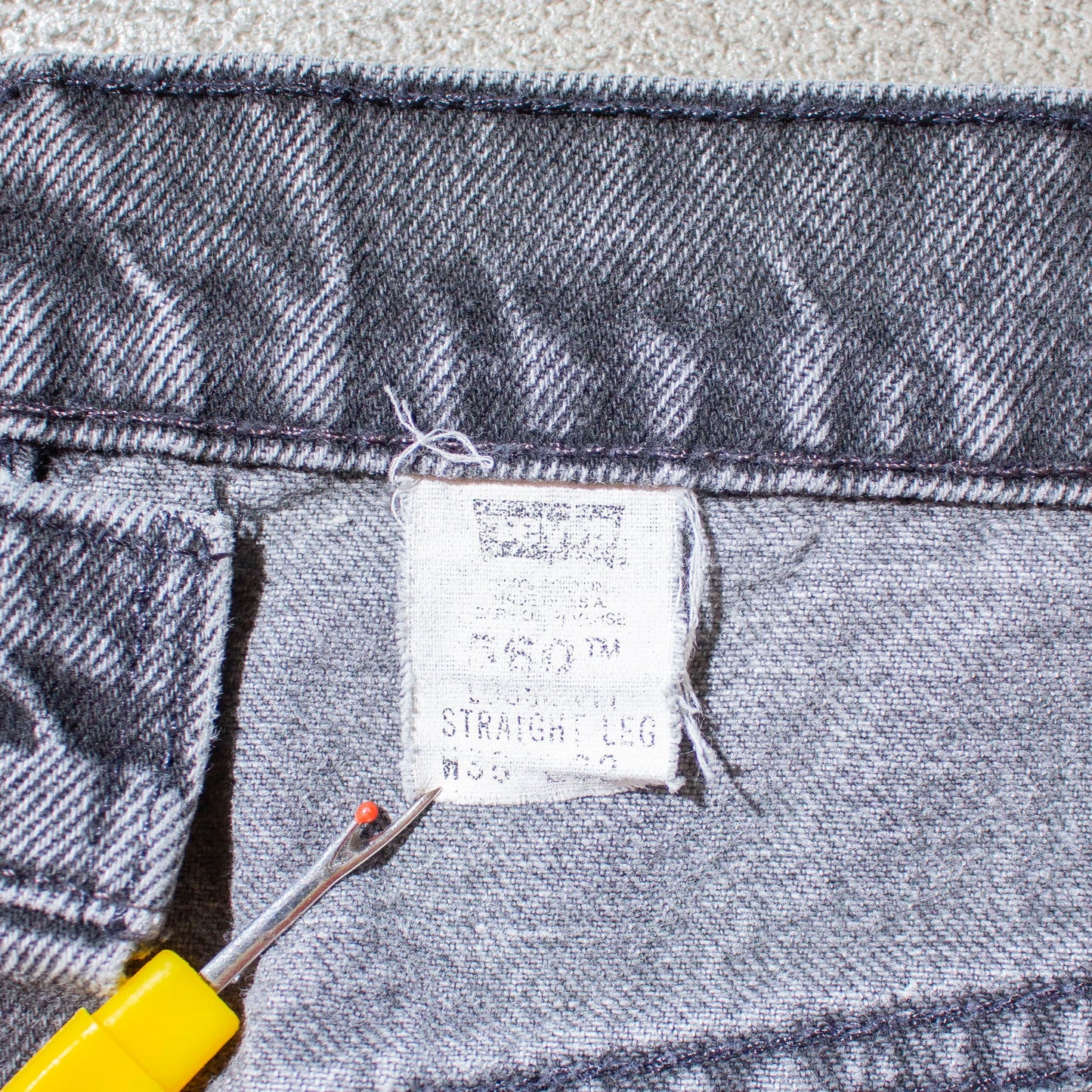 560 "Loose Fit Straight Leg" Denim Made in U.S.A.【W36×L32】