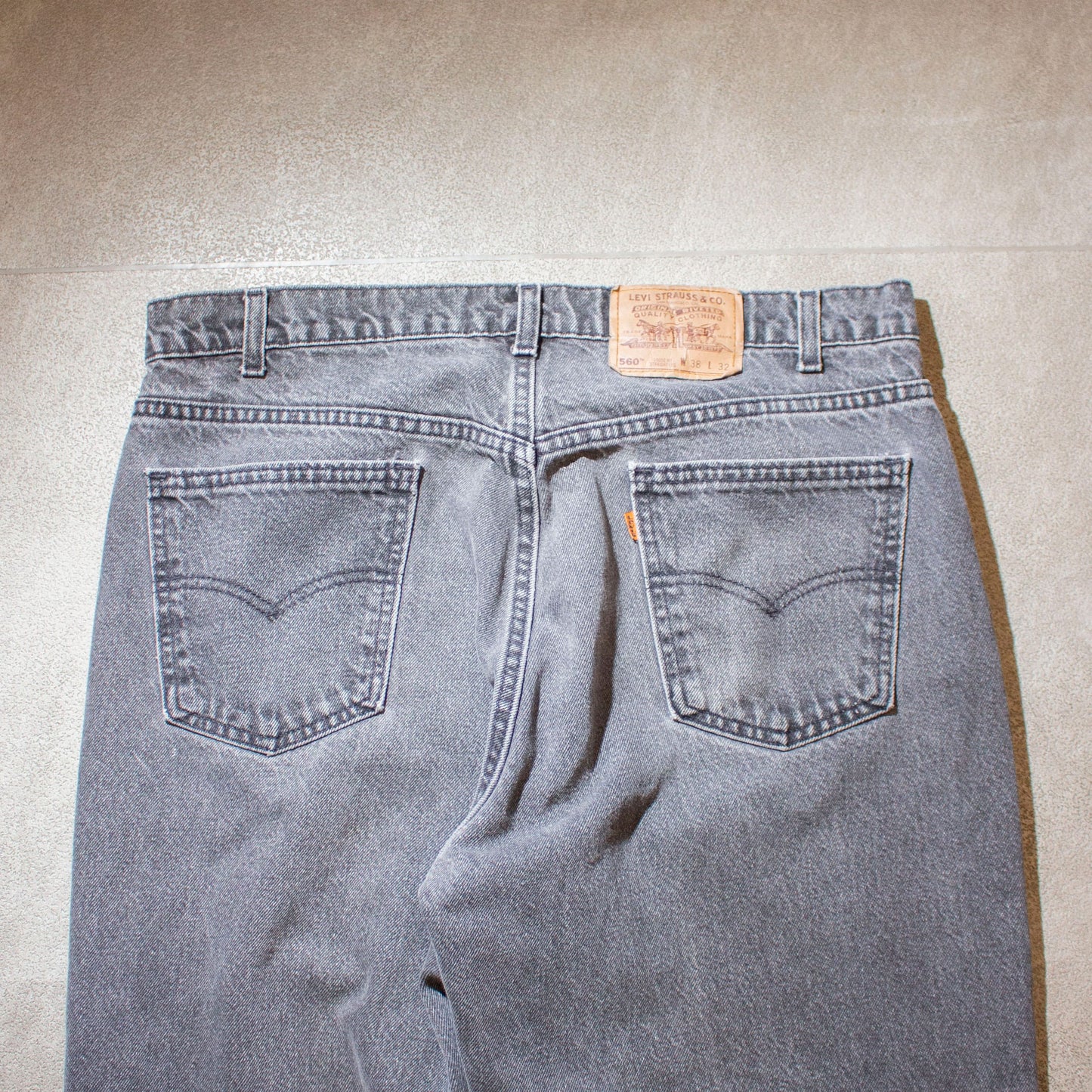 560 "Loose Fit Straight Leg" Denim Made in U.S.A.【W36×L32】