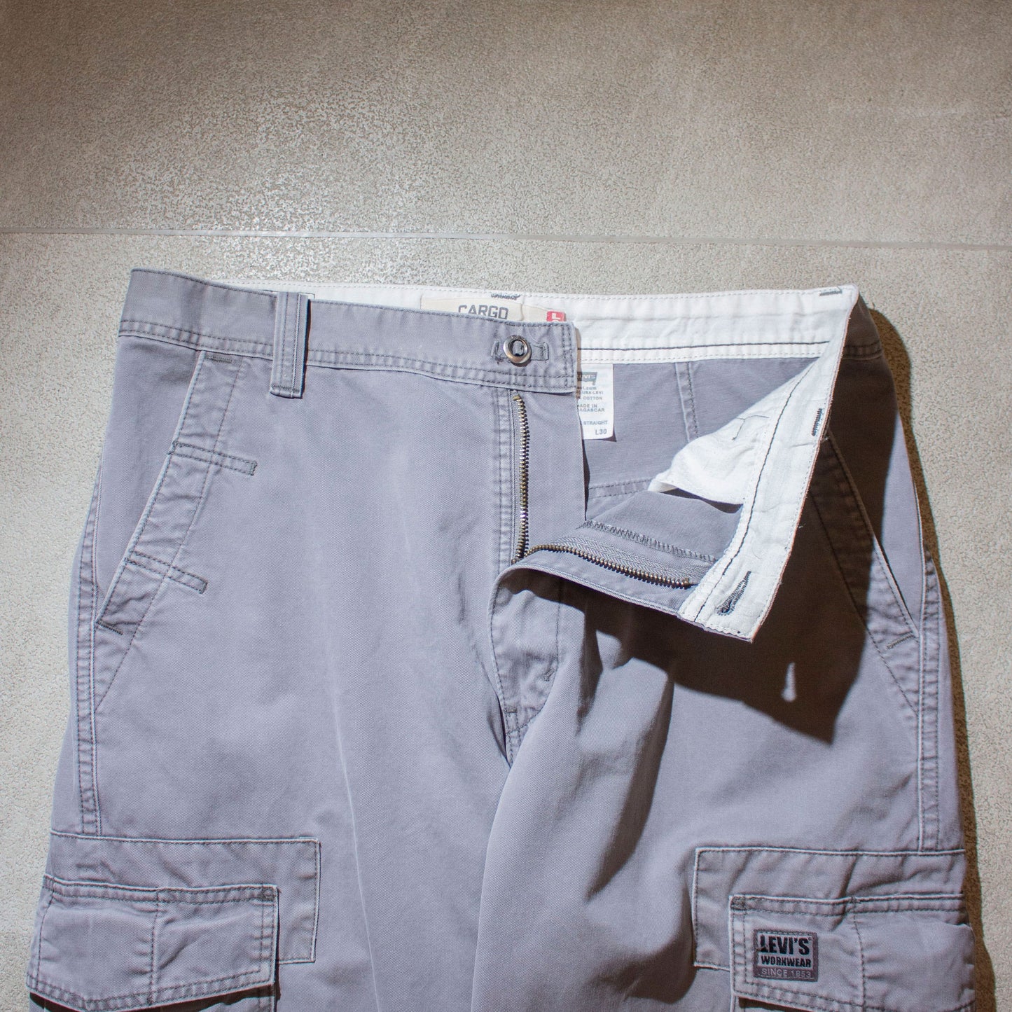 "Loose Straight" 6pocket Cargo Pants【W36×L28】