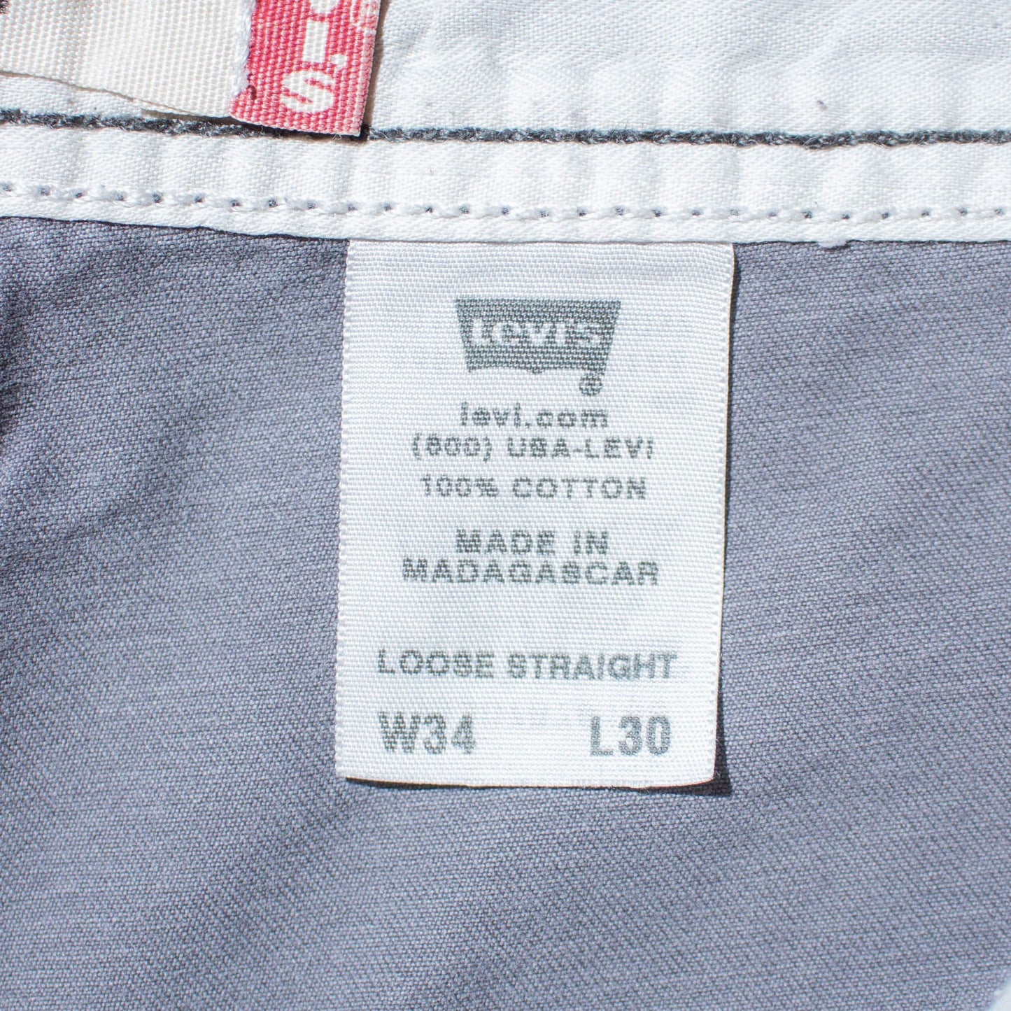 "Loose Straight" 6pocket Cargo Pants【W36×L28】