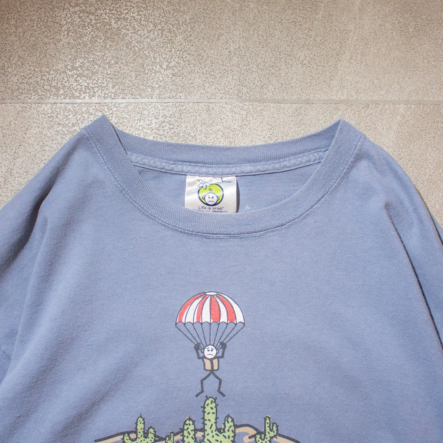 Life is Crap T-shirt【L】