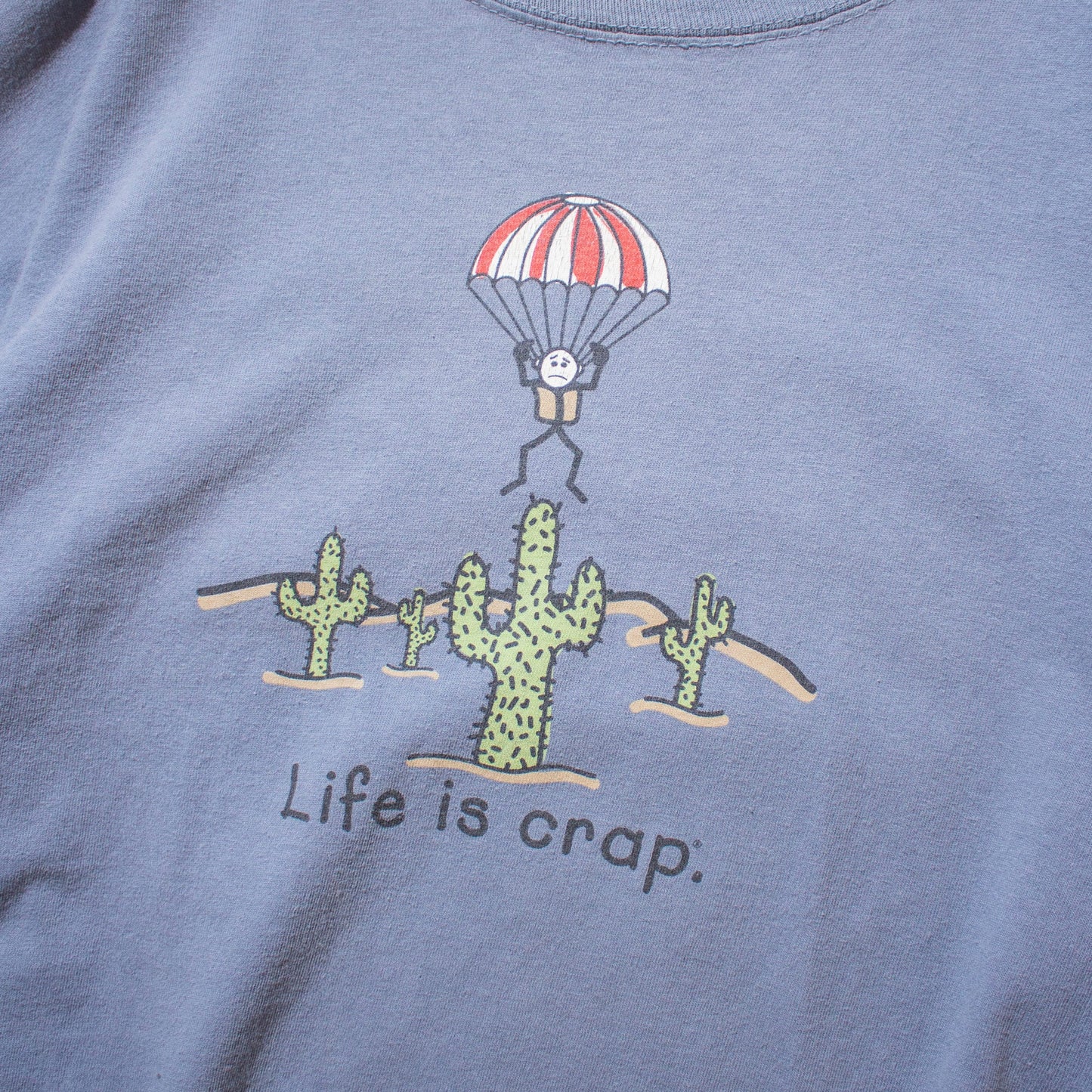 Life is Crap T-shirt【L】