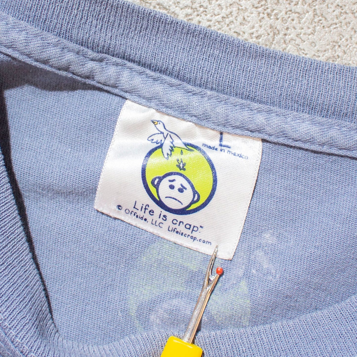 Life is Crap T-shirt【L】