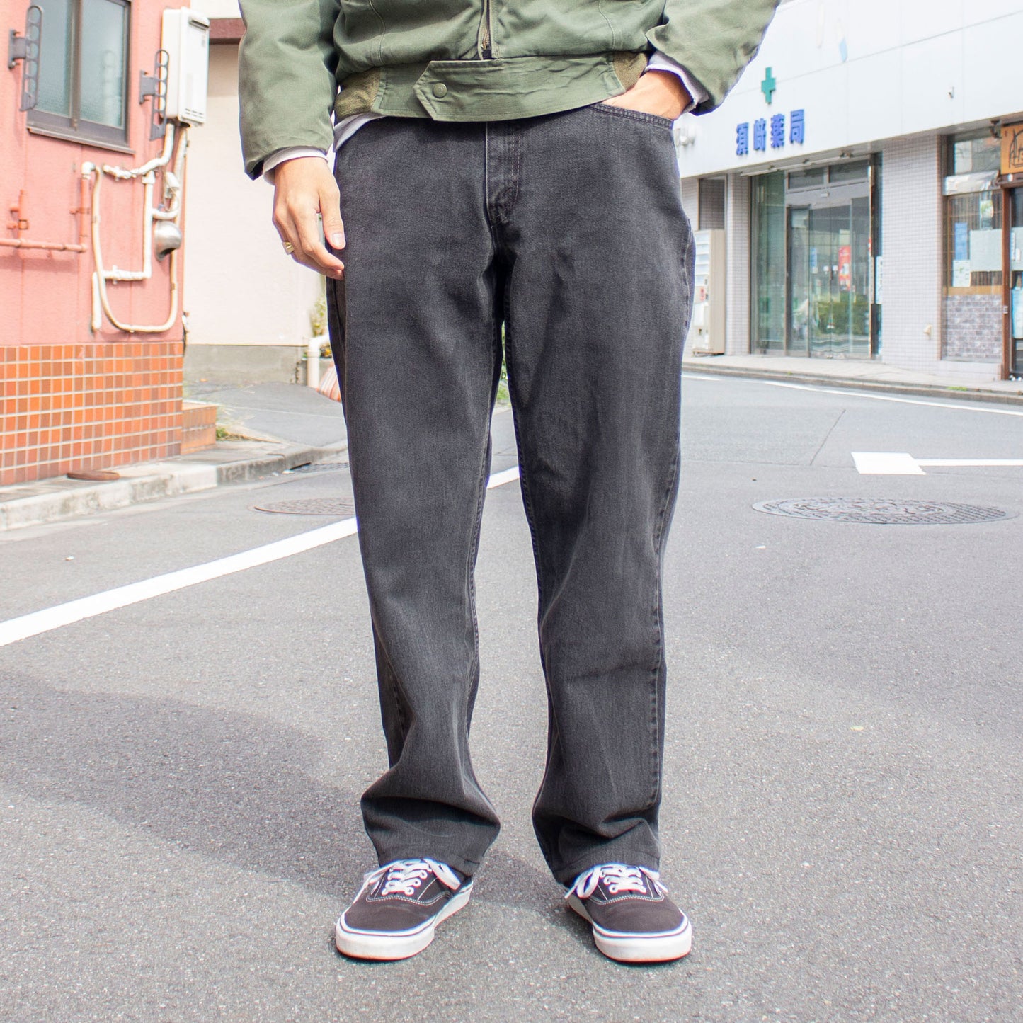 "RELAXED FIT" 5pocket Denim Pants